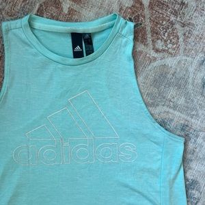 ADIDAS light blue tank top